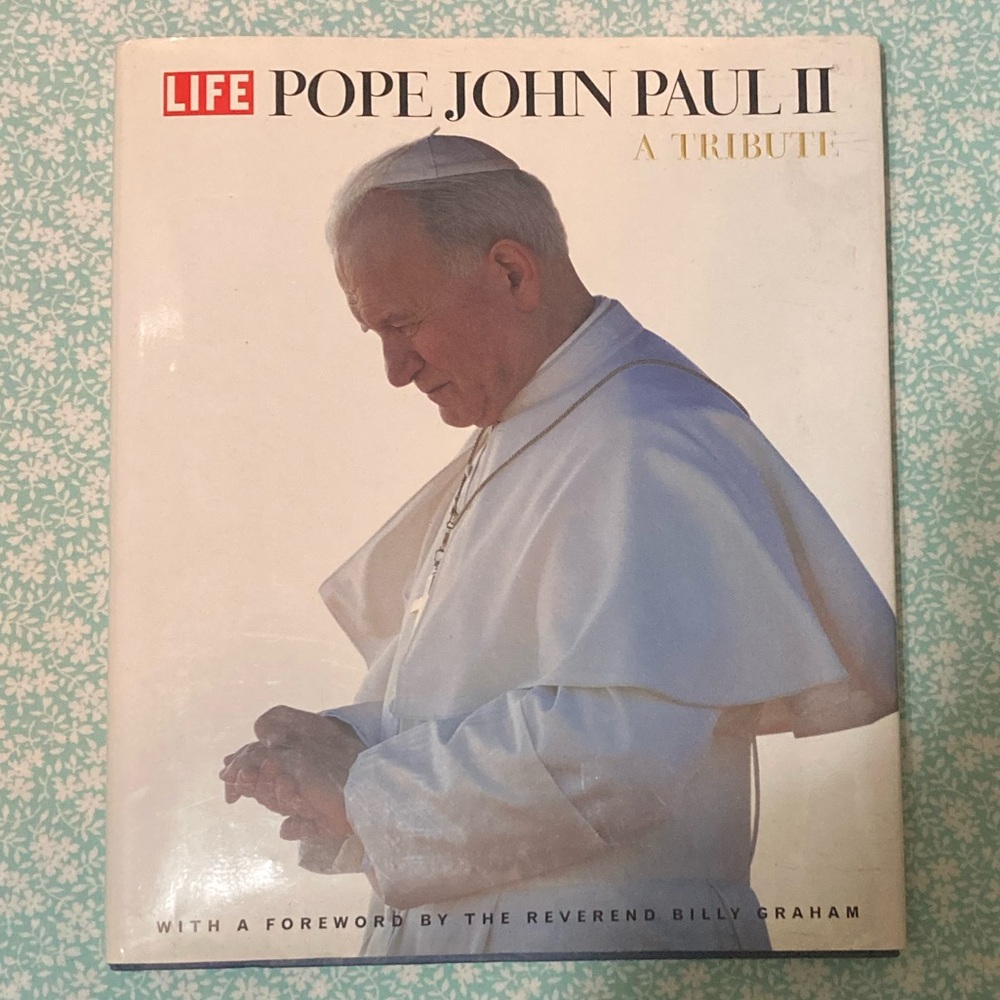 💙 LIFE Pope John Paul II, A Tribute, Hardcover Book